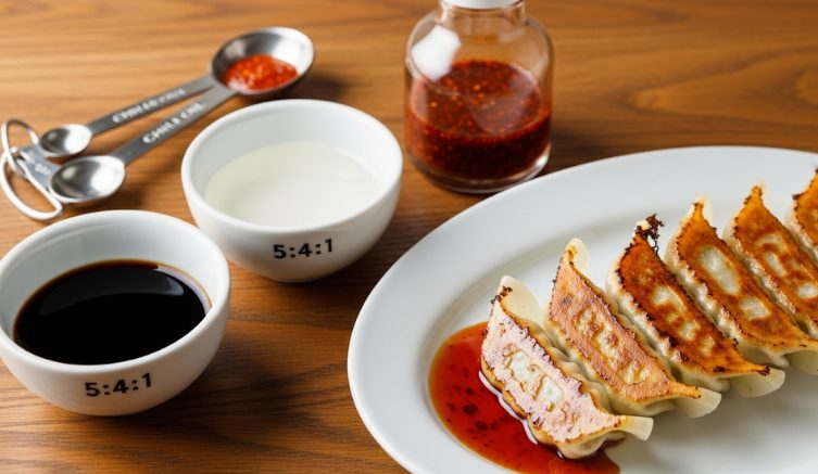 餃子のタレ黄金比は「5:4:1」が基本