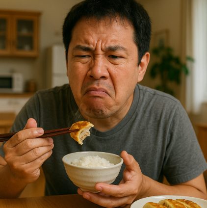 冷めると皮が硬くなるという評価