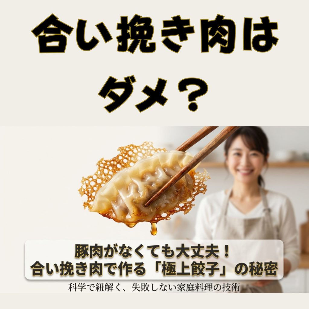 餃子に合い挽き肉はダメ？失敗理由と美味しく作るコツを解説